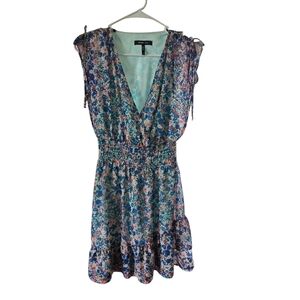 BCBG Multicolor Floral Mini Dress